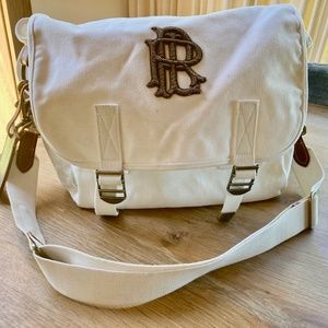 RALPH LAUREN COLLECTION  CANVAS SATCHEL